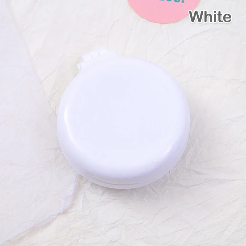 GoCute Mini Folding Hair Comb with Mirror – Portable Styling Tool for Travel & Everyday Use