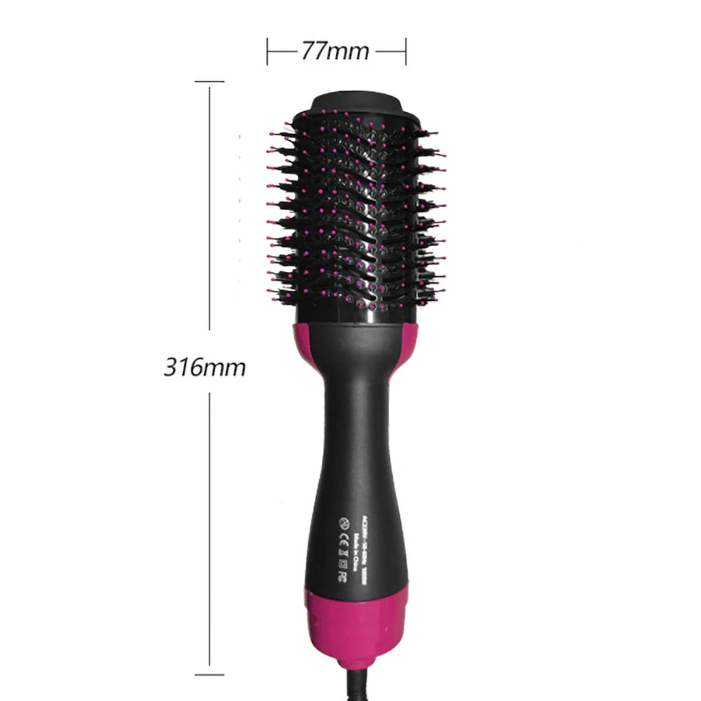 GoCute 2-in-1 Electric Hair Straightening Comb – Dryer & Straightener Brush for Salon-Quality Styling