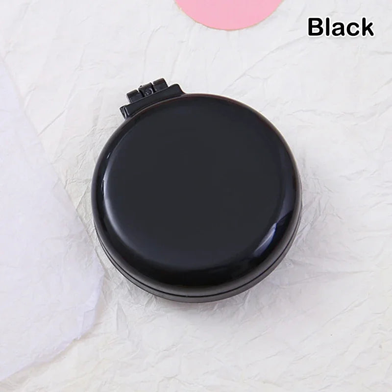 GoCute Mini Folding Hair Comb with Mirror – Portable Styling Tool for Travel & Everyday Use