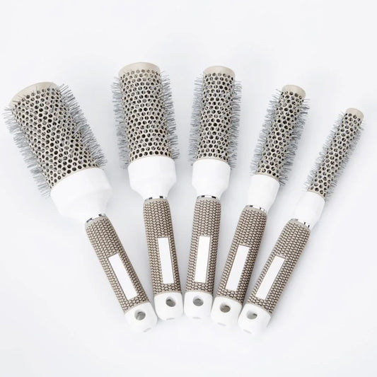 GoCute Nano Thermal Round Brush – 6 Sizes for Blow Drying, Curling & Salon Styling