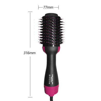 GoCute 2-in-1 Electric Hair Straightening Comb – Dryer & Straightener Brush for Salon-Quality Styling