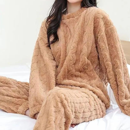 CozyVel Ribbed Fleece Set