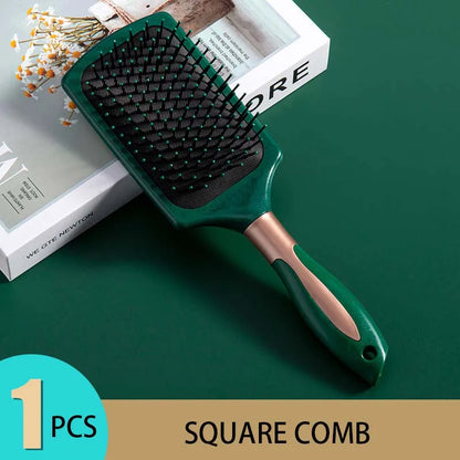 KLINA Air Cushion Scalp Hairbrush – Anti-Static Detangling & Massage Comb for Salon & Home Use
