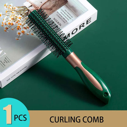 KLINA Air Cushion Scalp Hairbrush – Anti-Static Detangling & Massage Comb for Salon & Home Use
