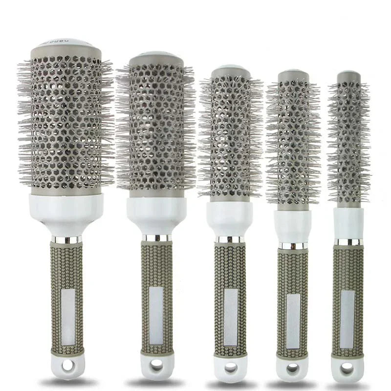 GoCute Nano Thermal Round Brush – 6 Sizes for Blow Drying, Curling & Salon Styling