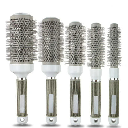 GoCute Nano Thermal Round Brush – 6 Sizes for Blow Drying, Curling & Salon Styling