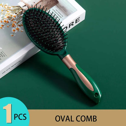 KLINA Air Cushion Scalp Hairbrush – Anti-Static Detangling & Massage Comb for Salon & Home Use