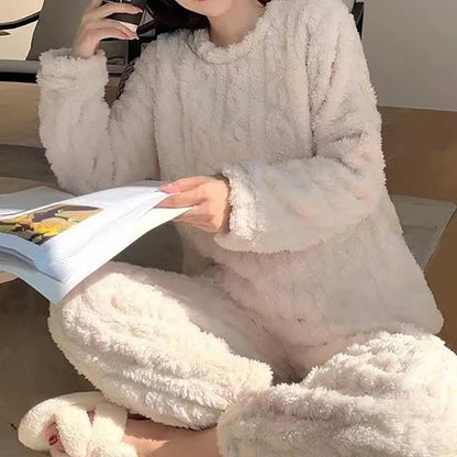 CozyVel Ribbed Fleece Set