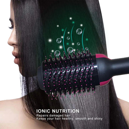 GoCute 2-in-1 Electric Hair Straightening Comb – Dryer & Straightener Brush for Salon-Quality Styling